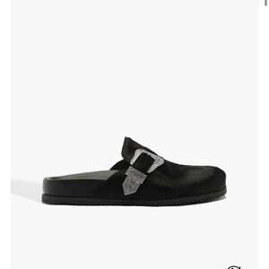 Schutz Grace Calf Hair Slide Clog 7.5